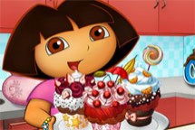 Cupcakes de Dora la Exploradora