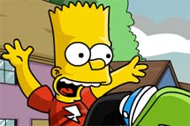 juego Bart Skateboard