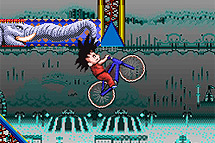 juego Goku en bicicleta