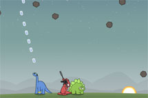 Juegos de disparos: Dinosaurios y Meteoritos
