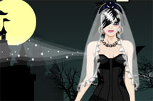 Juegos de vestir - página 4: Viste a la novia gótica