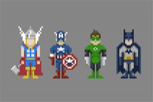 12 Pixel Heroes