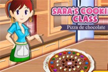Cocina con Sara: pizza de chocolate