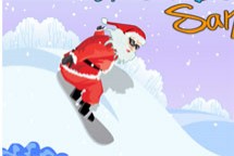 Snowboard de Santa Claus