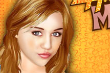 Juegos de maquillar: Peina y maquilla a Hannah Montana