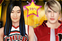 Juegos de peluqueria: Cambio de look en Glee