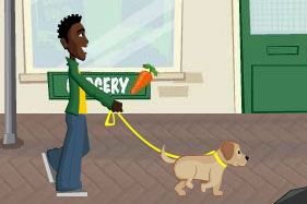 Juegos de mascotas: Laberinto del Perro Guía