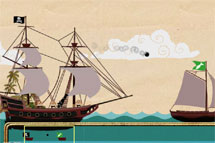 Juegos de disparos - página 3: Piratas de los Estúpidos Mares