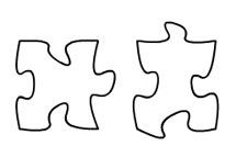 juego Puzzle Blanco