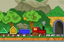 juego Tren formas y colores