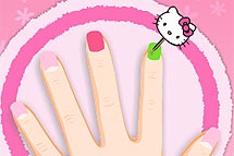 Manicura Hello Kitty