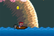 Mario en canoa