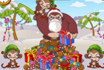 Gorila de Navidad