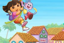 Dora la exploradora busca flores